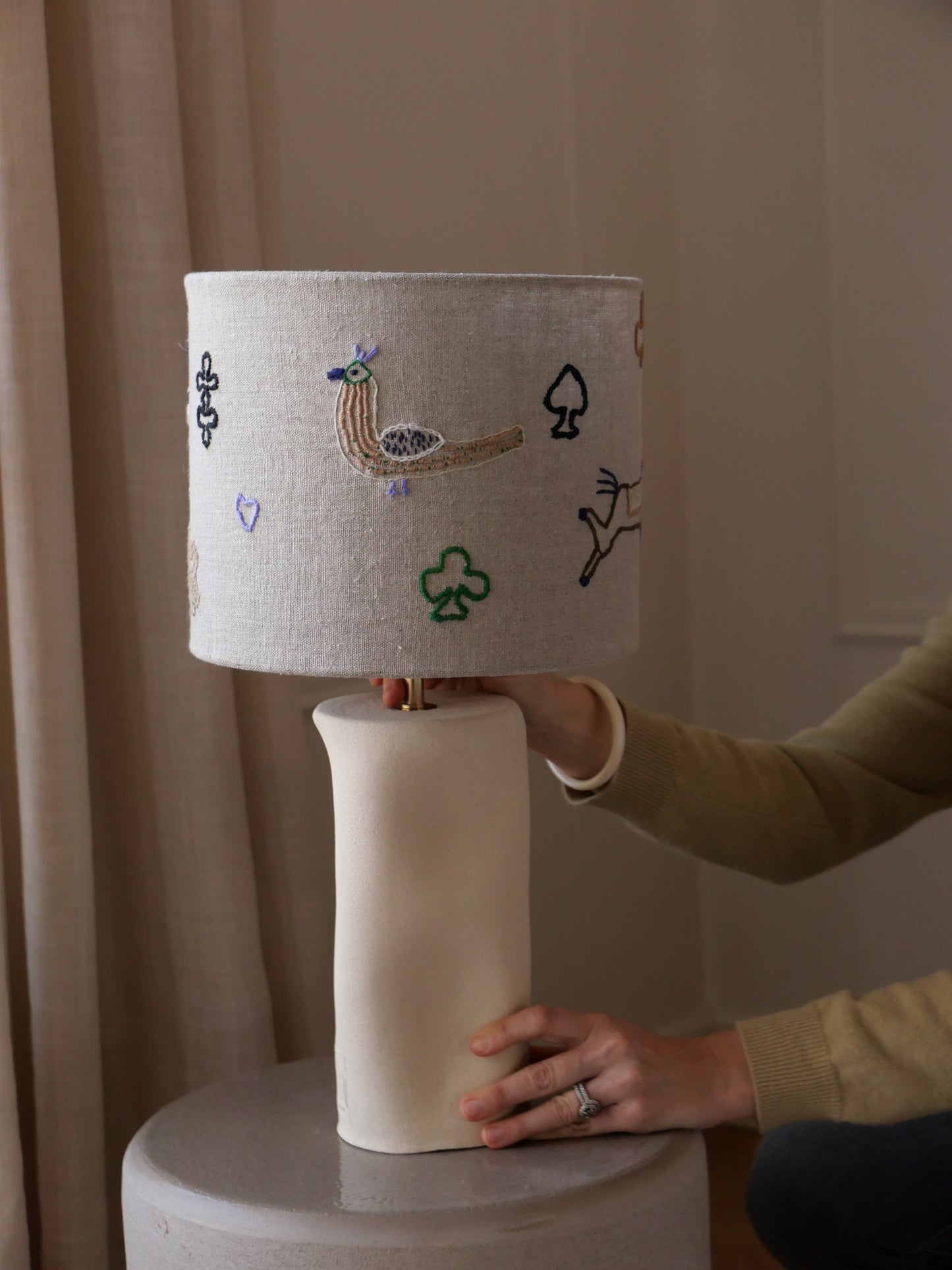 Lampe Amorosa (petit abat-jour)