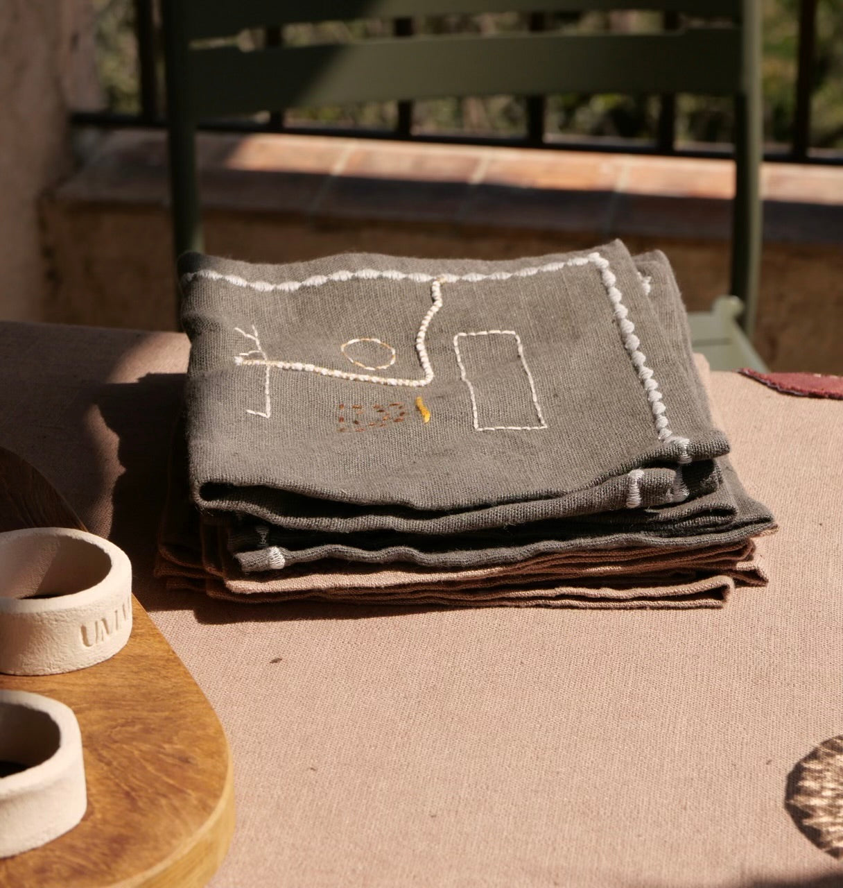 AGAPE, lot de 4 serviettes