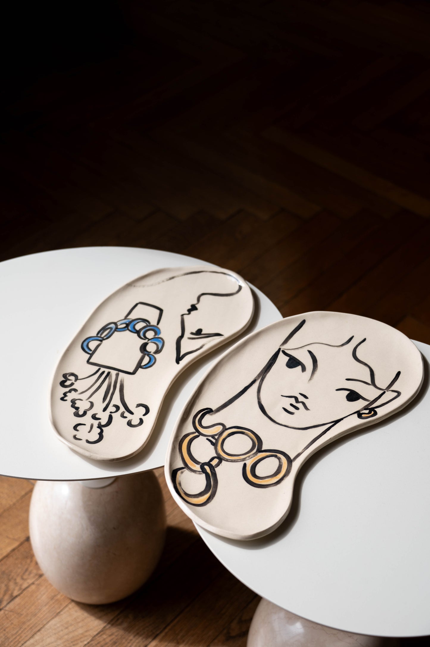 Plats « les filles du sud » et « les objets d’ici » (première collaboration)