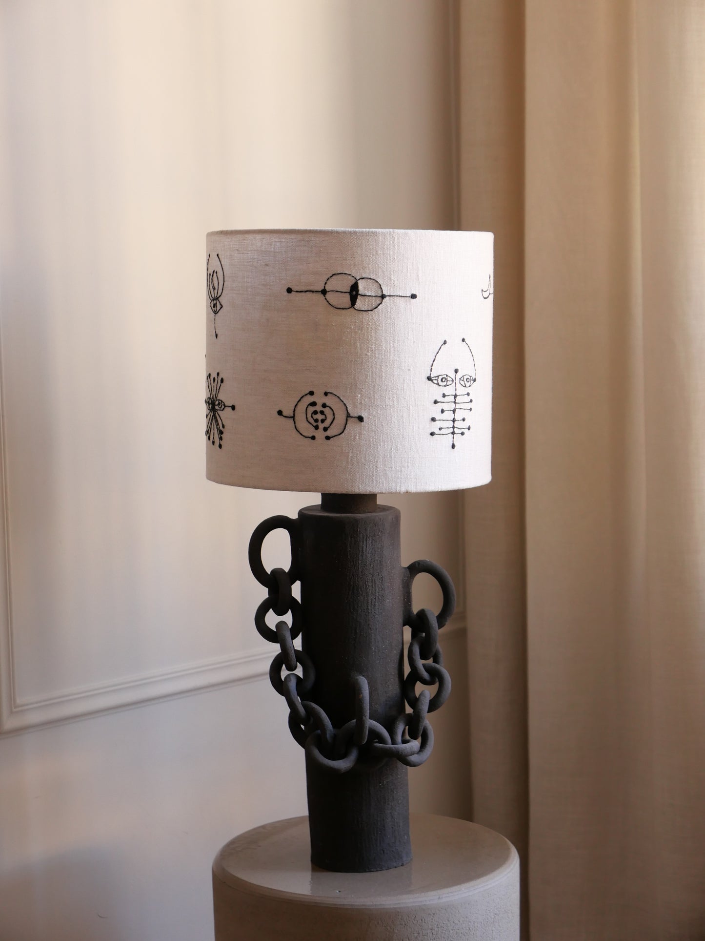 Lampe Astro brodée