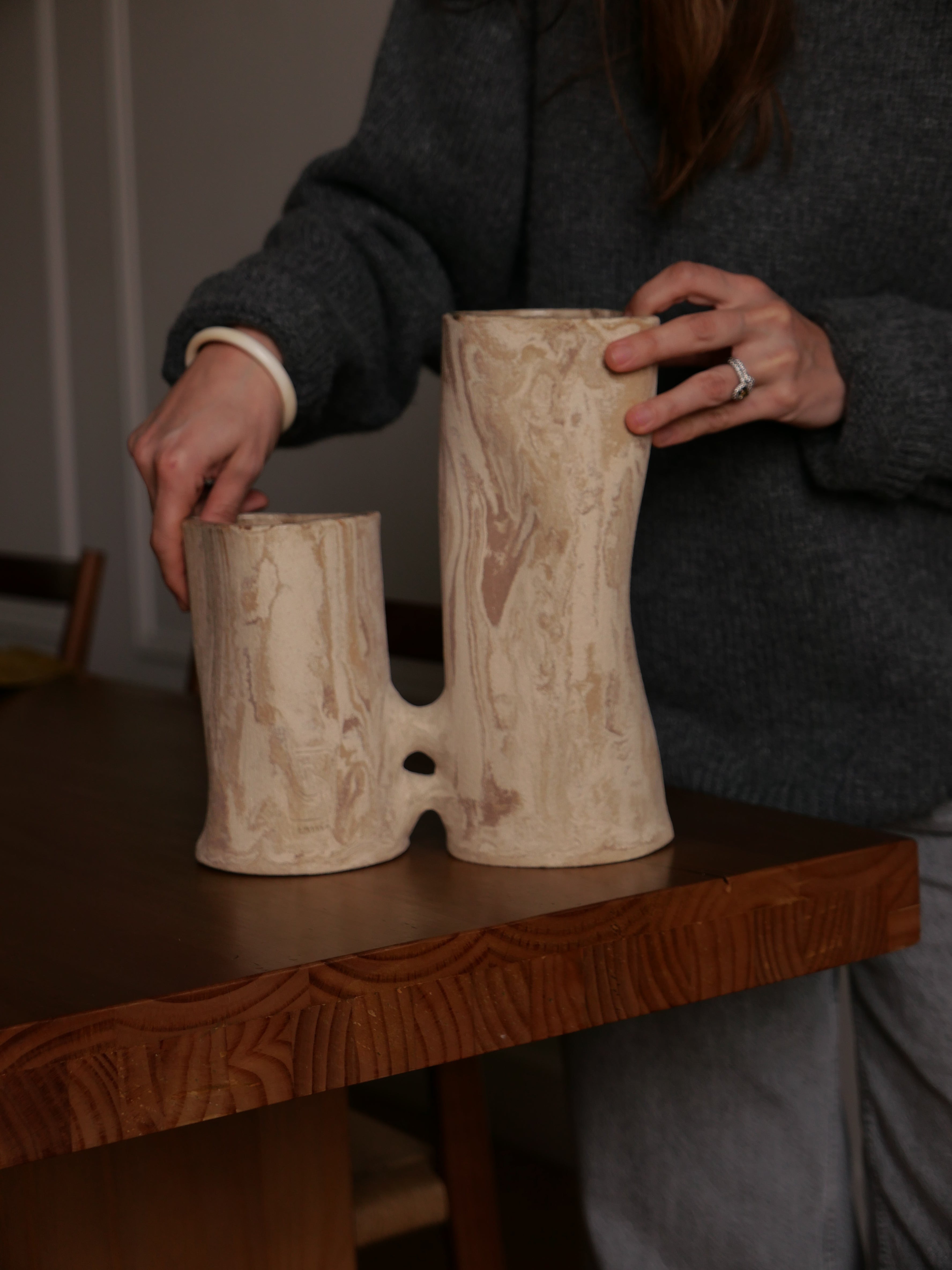 Les amoureux (terre mêlée)