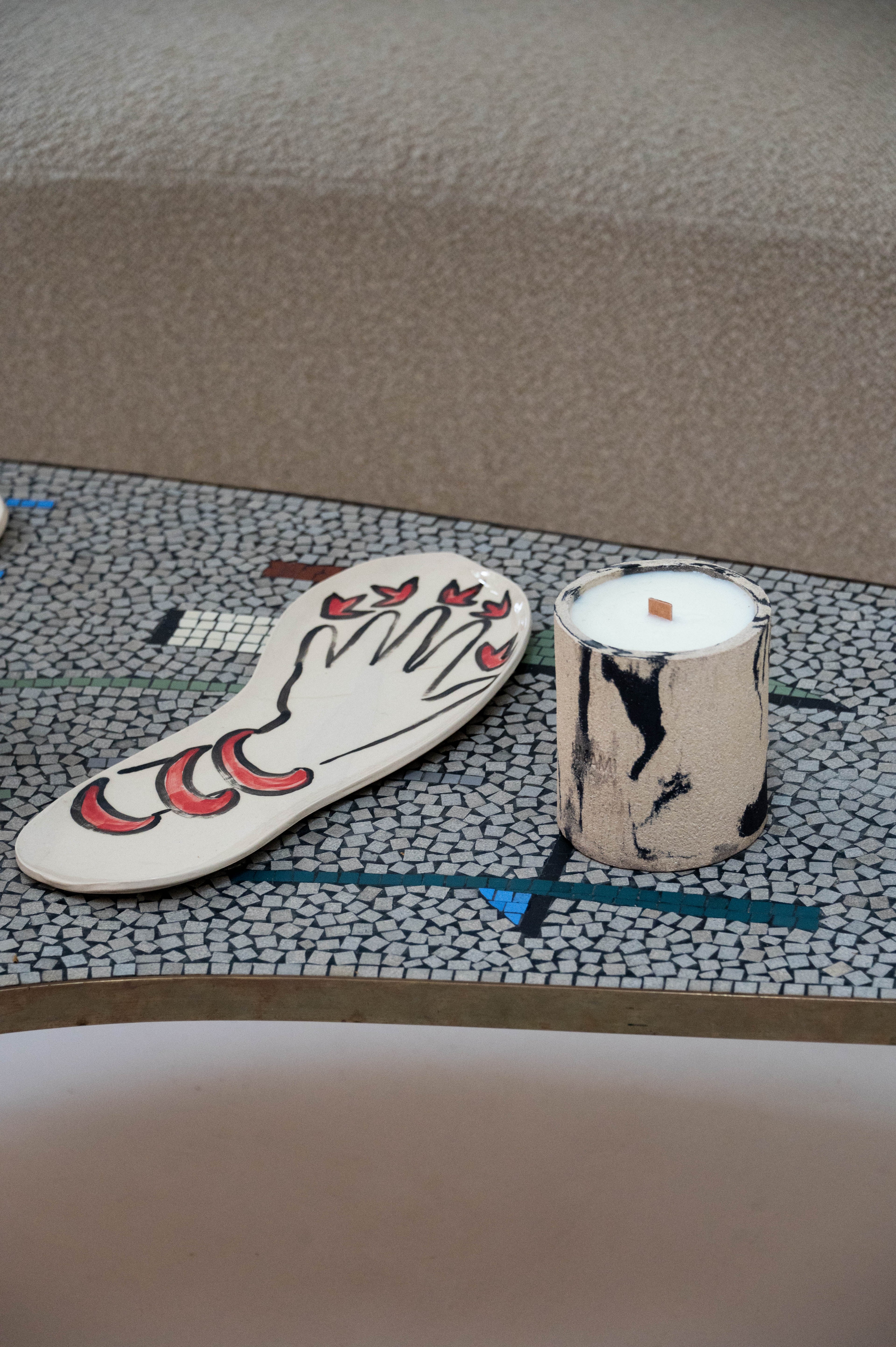 Plats « les filles du sud » et « les objets d’ici » (première collaboration)