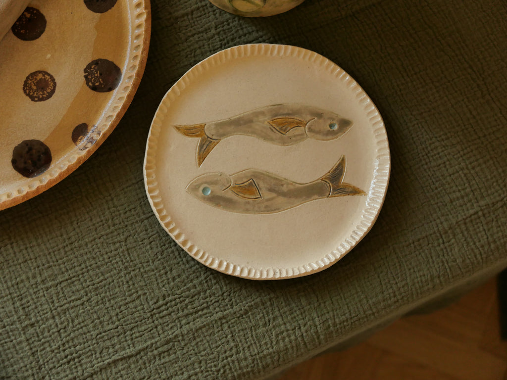 Onde - Assiettes en grès chamotté