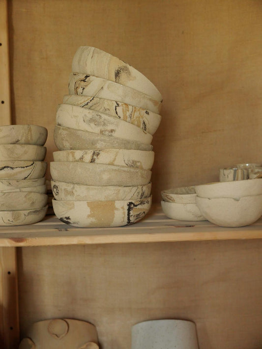 Lot de 2 assiettes creuses - TERRA