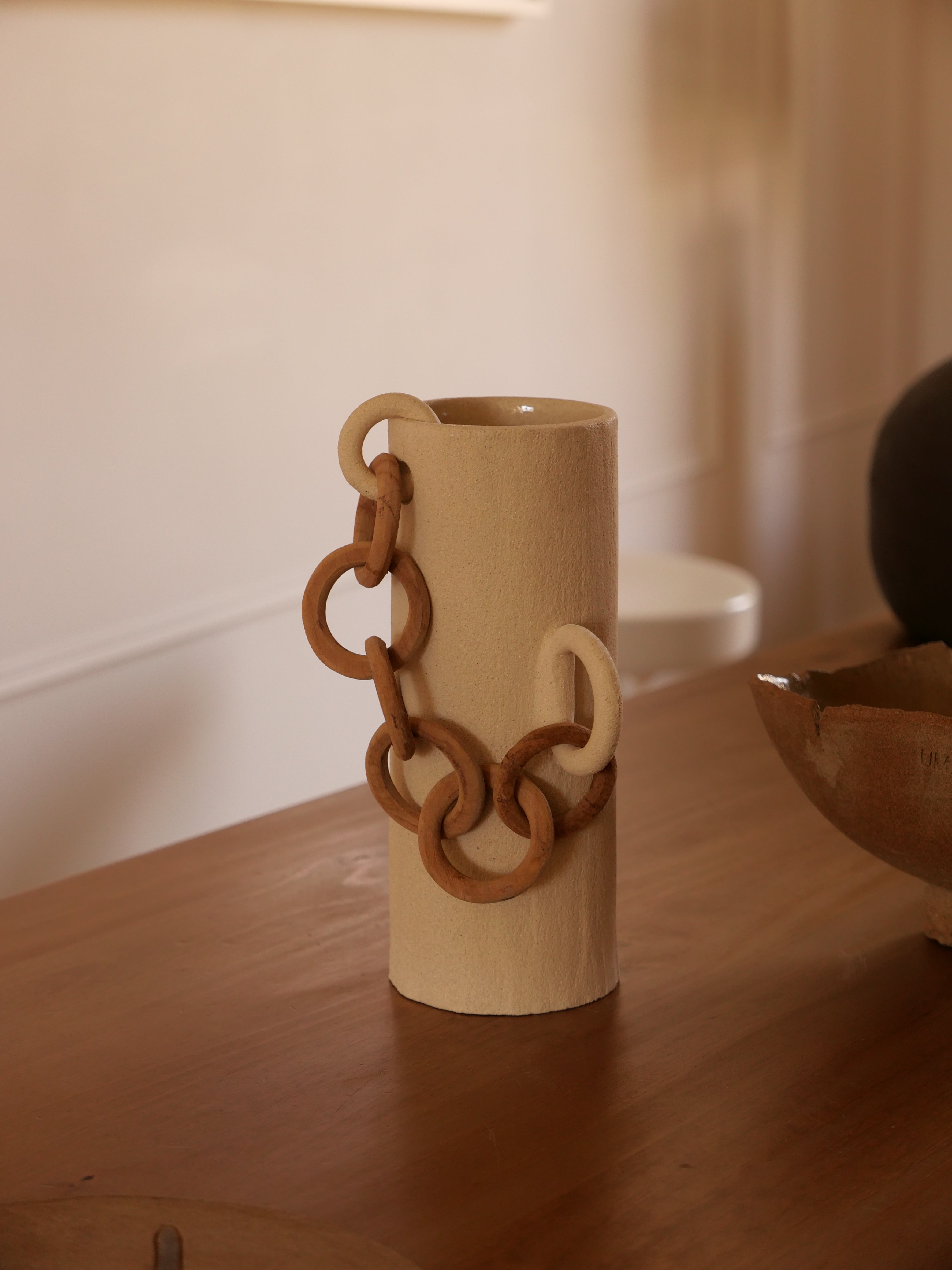 Vase Mare - UMAMI X WOODMATA (chaine bois)