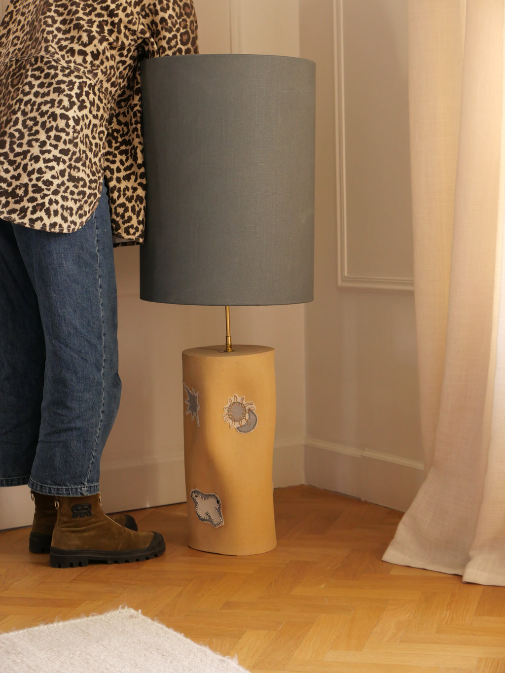 Lampe Amorosa XL (brodée)