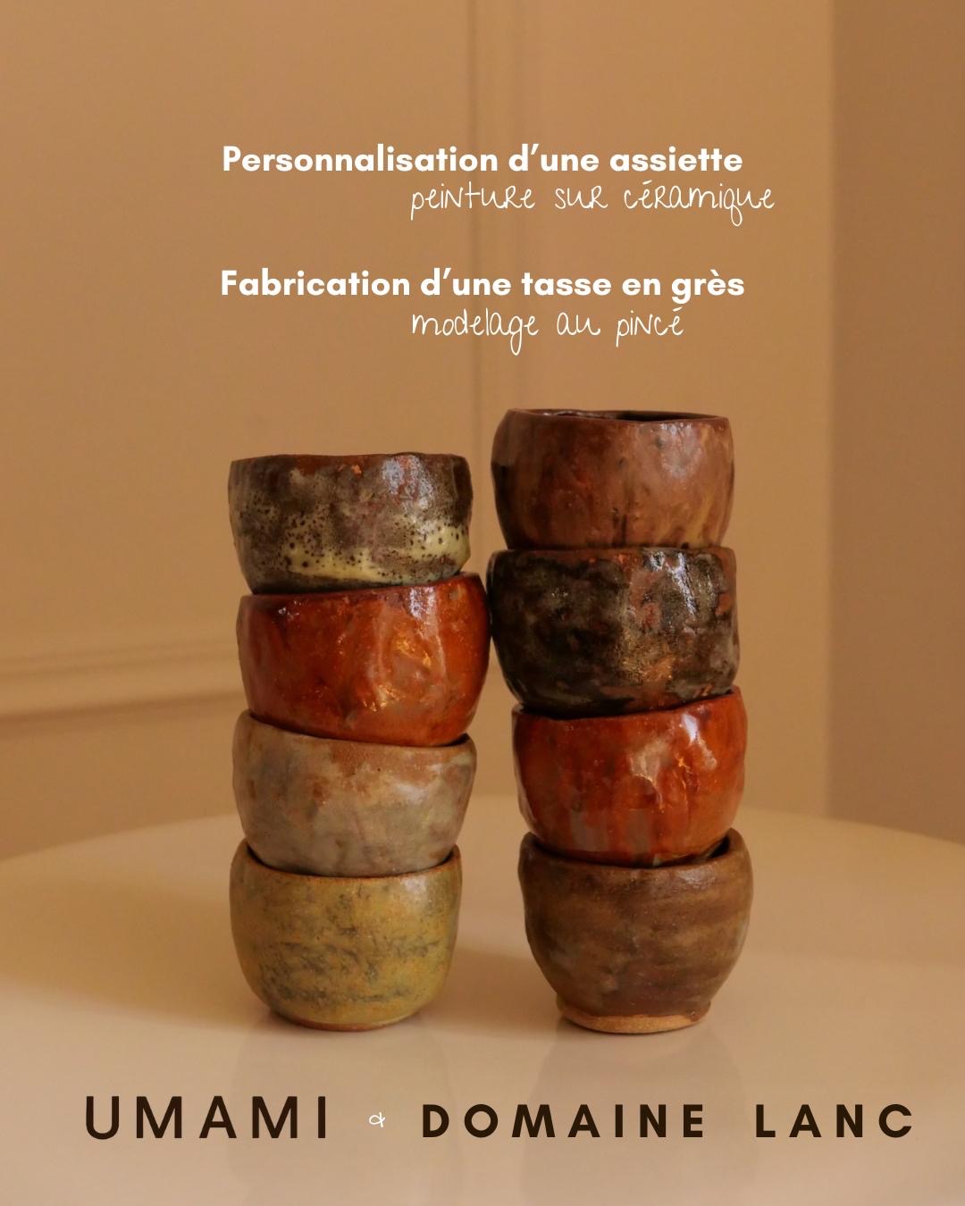 Goûter céramique au domaine Lanc