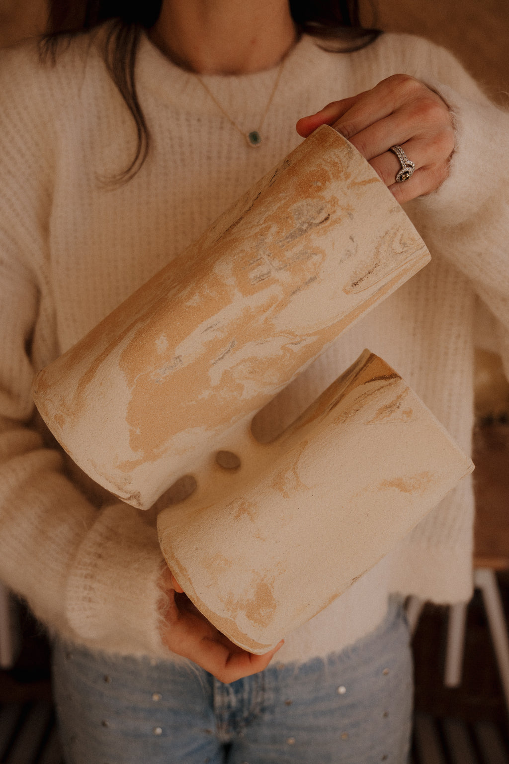 Les amoureux (terre mêlée)