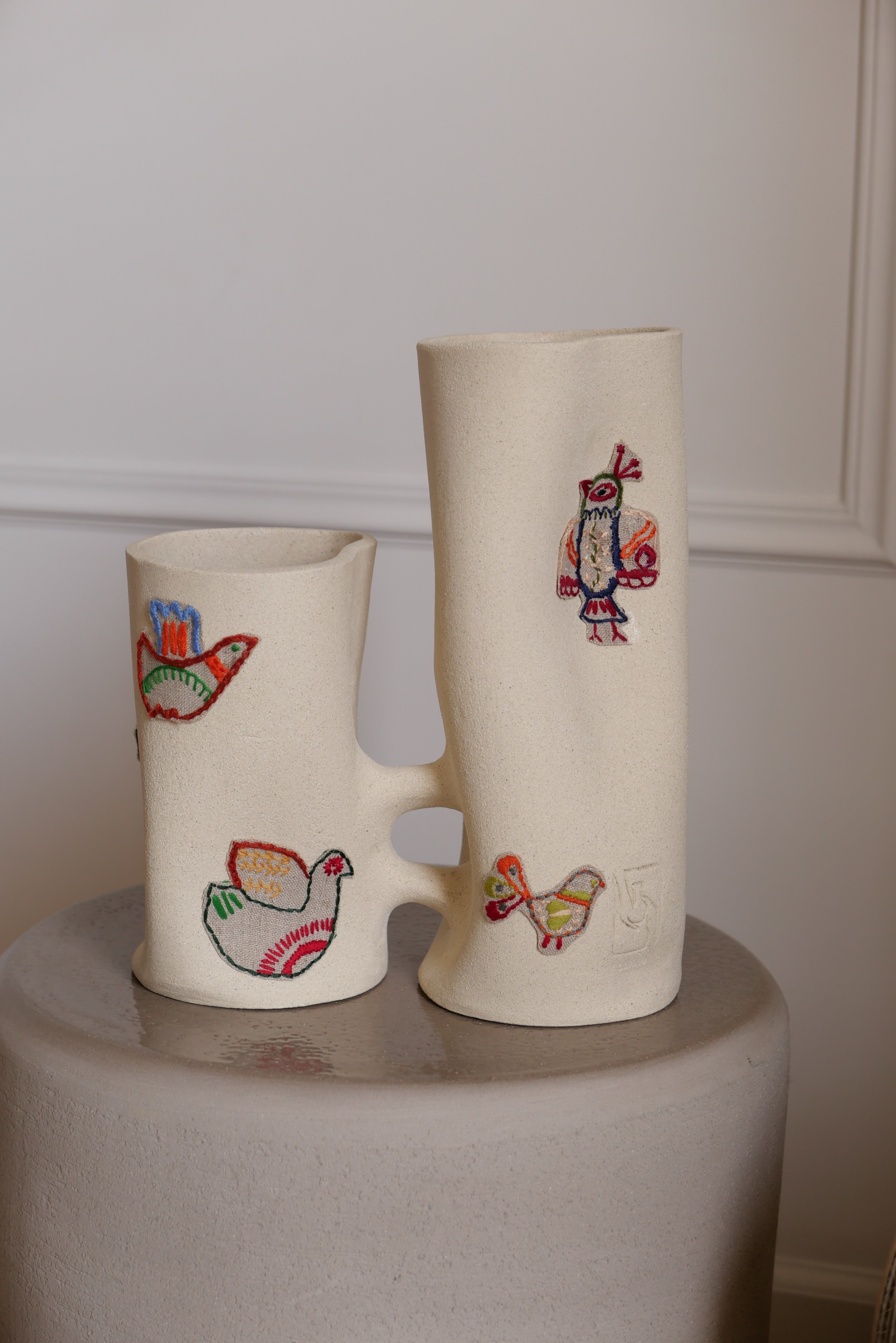 LES AMOUREUX (brodés)