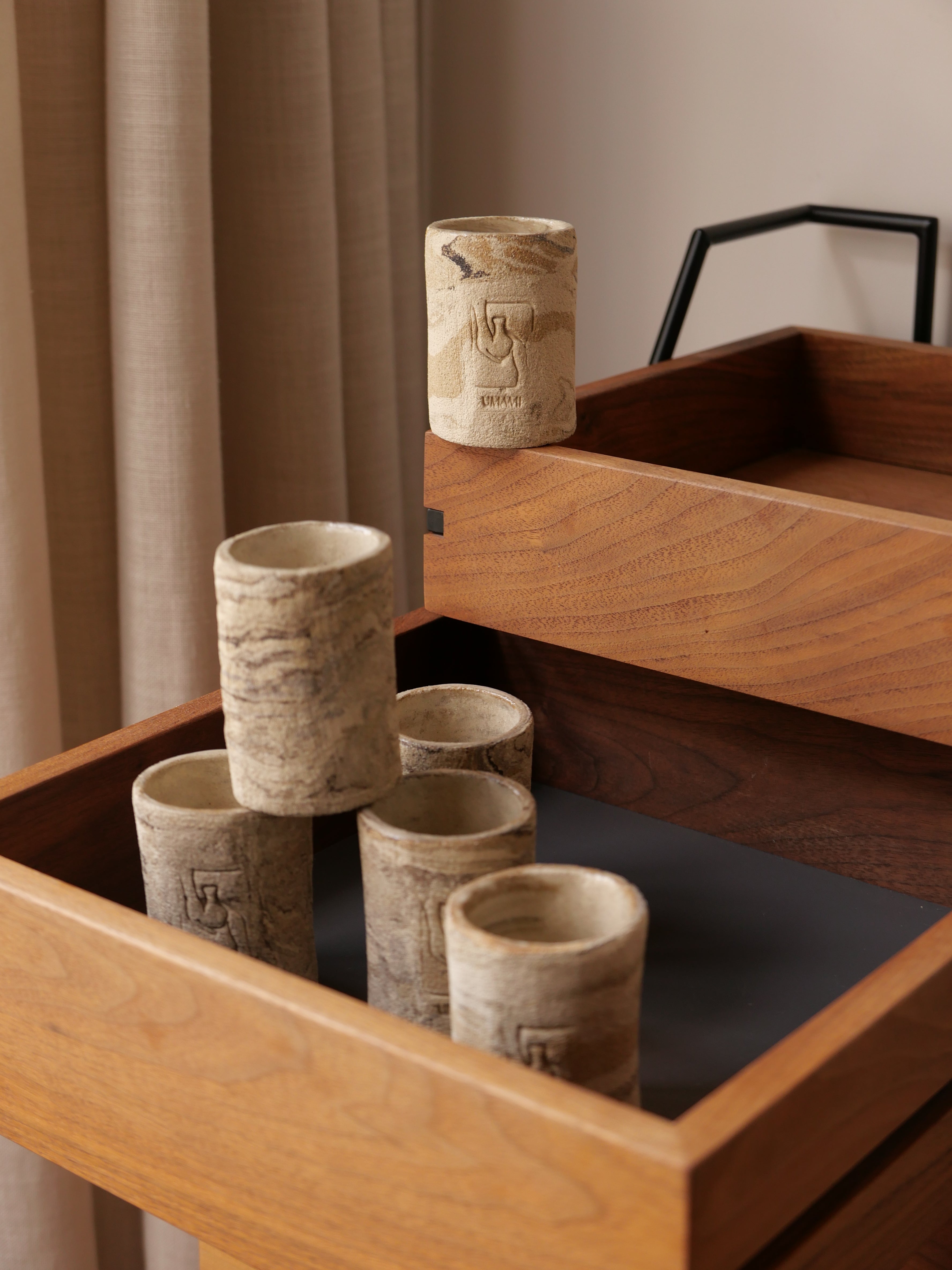 Lot de 4 tasses à café TERRA - sur commande