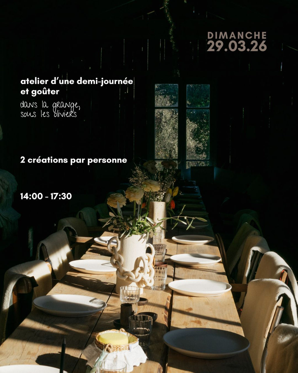 Goûter céramique au domaine Lanc