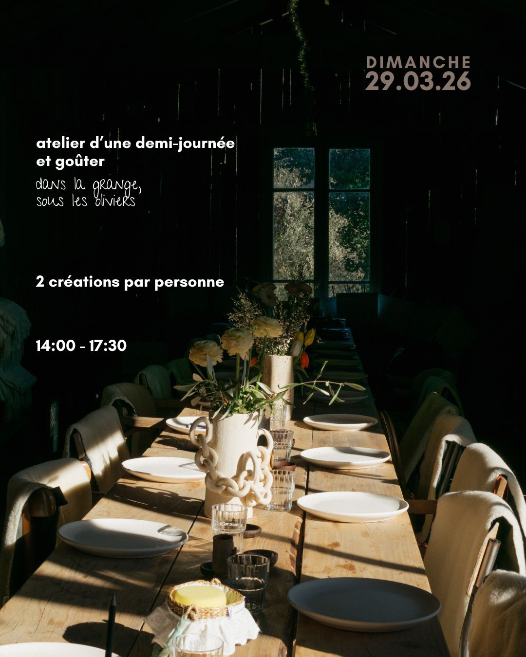 Goûter céramique au domaine Lanc