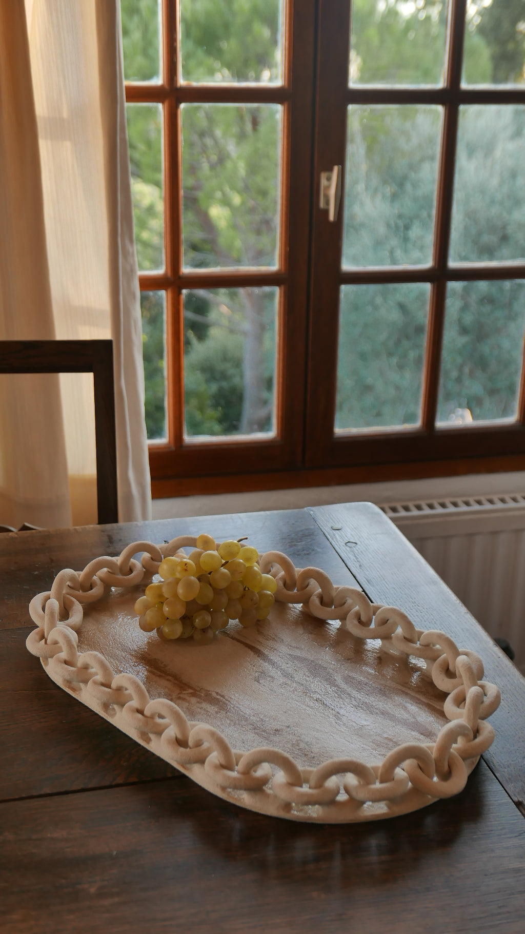 Grand plateau en terre mêlée Terra