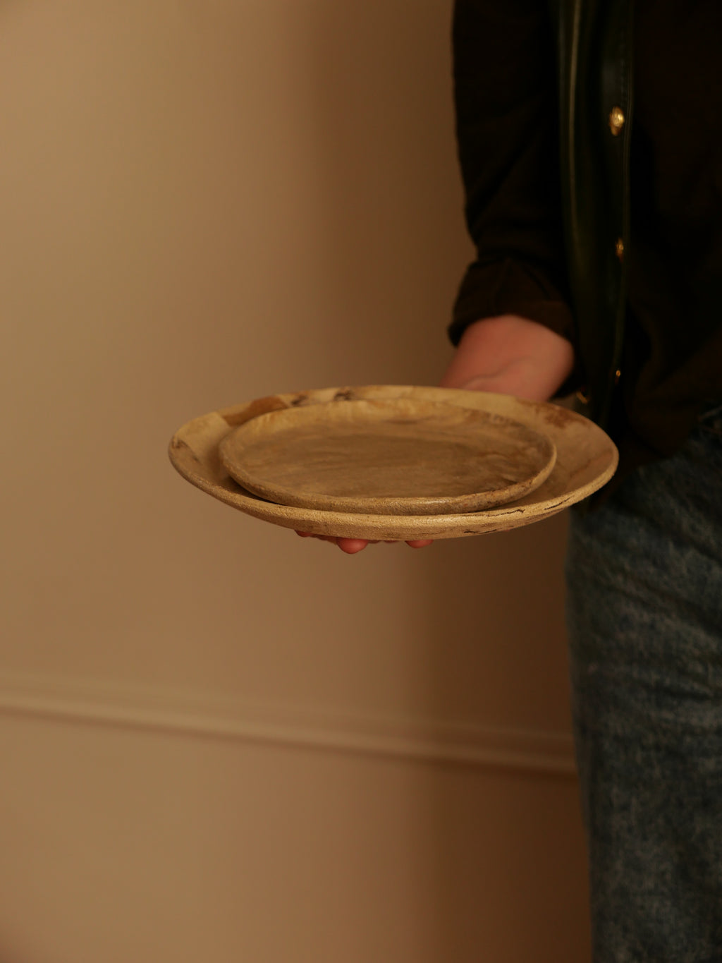 TERRA - lot de 2 assiettes à dessert, sur commande