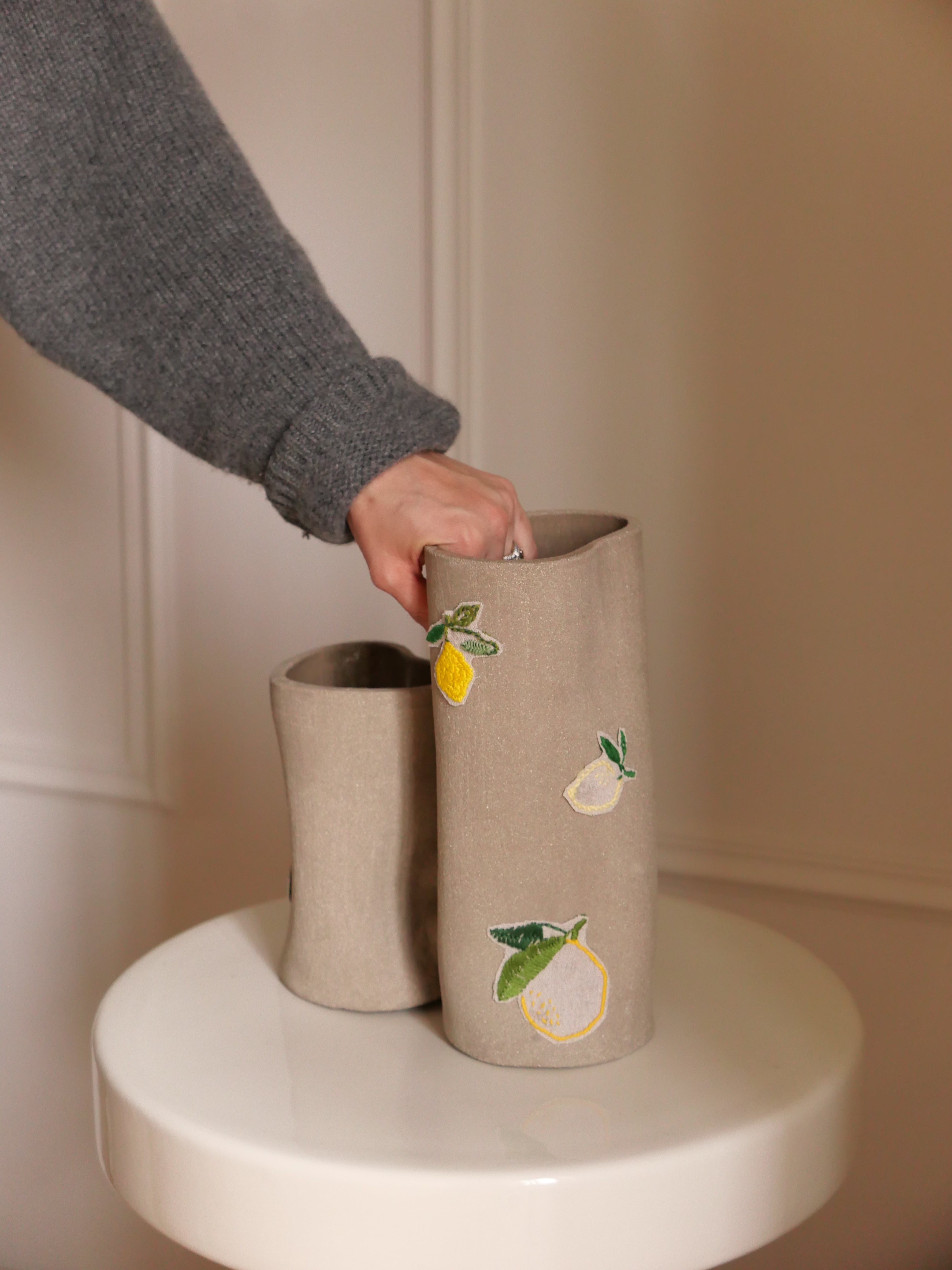 LES AMOUREUX (brodés)