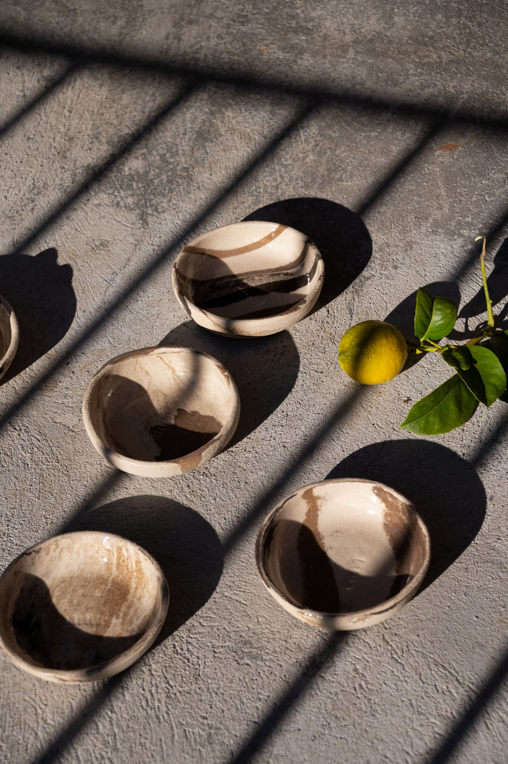 Lot de 4 petits bols de présentation - sur commande