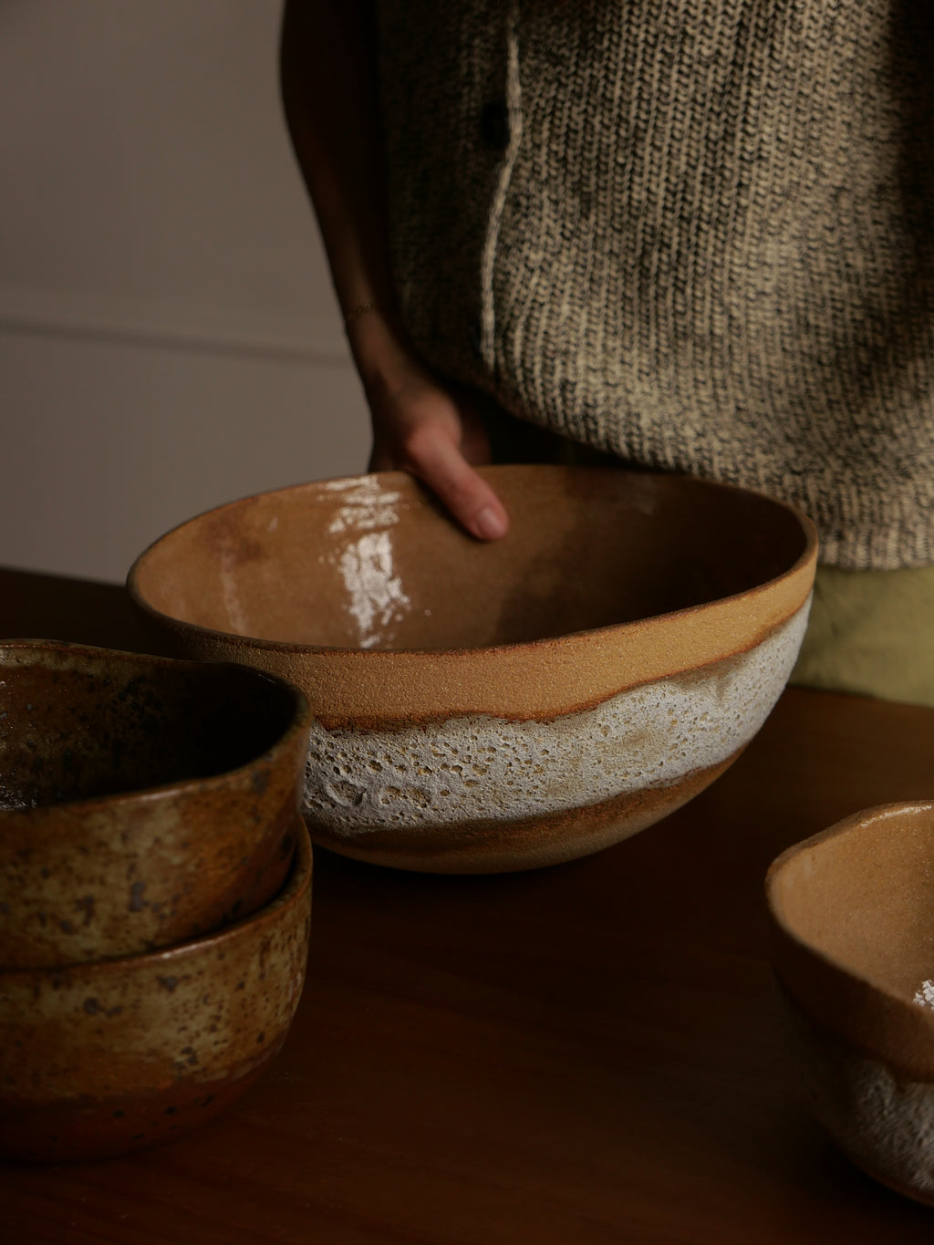 Saladiers Écume (3 tailles, réalisation à la commande)