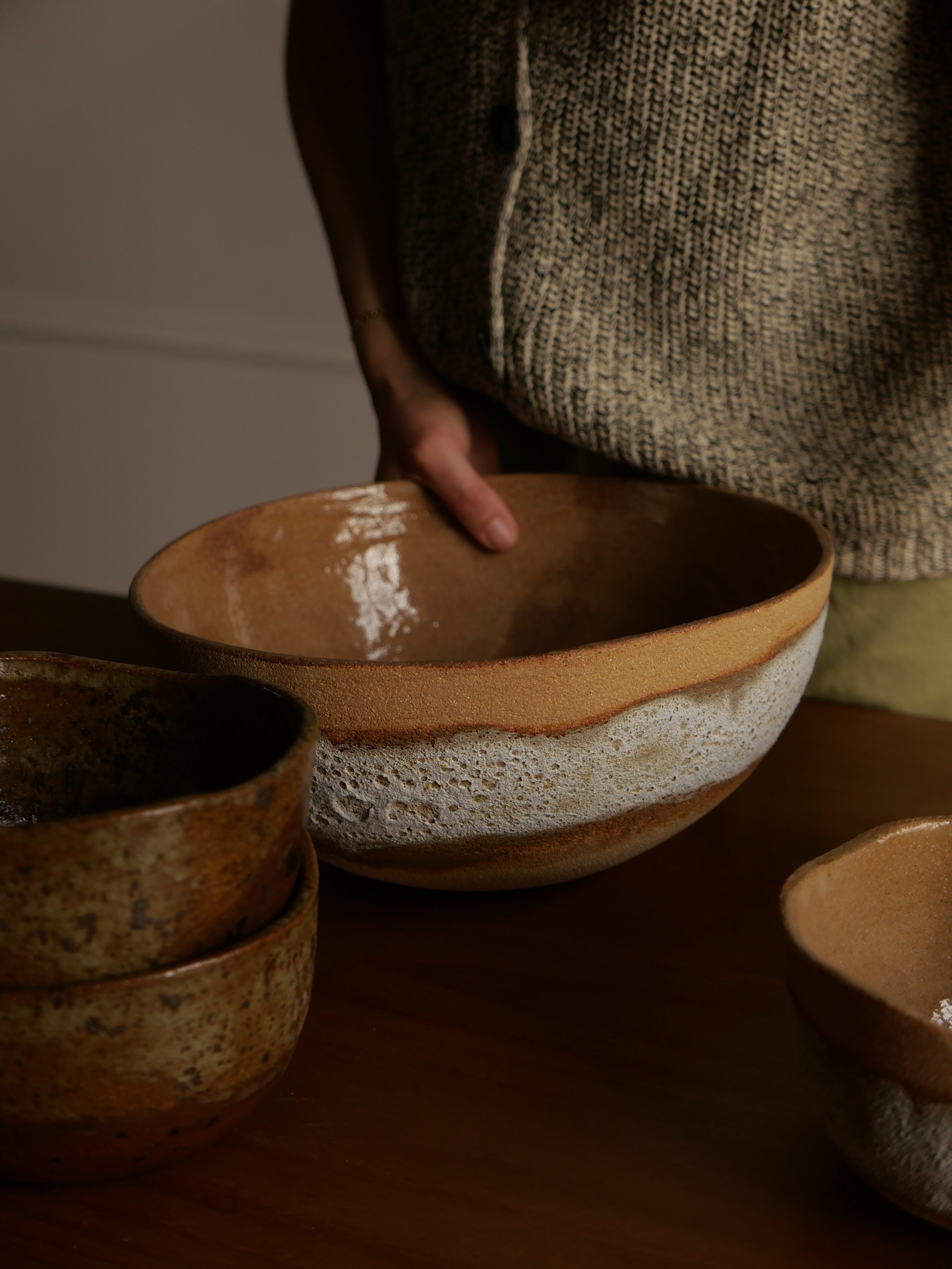 Saladiers Écume (3 tailles, réalisation à la commande)