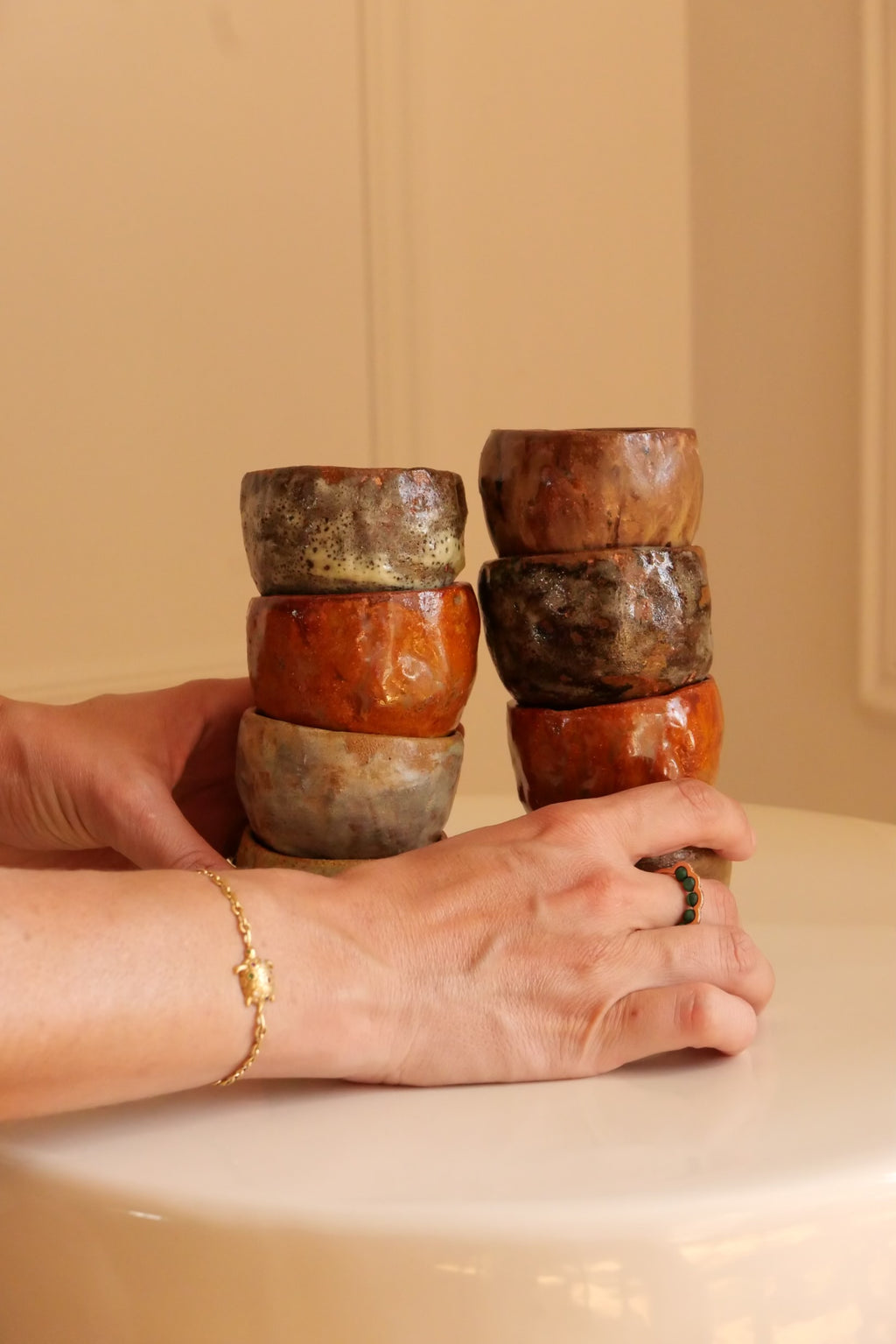 Galets (lot de 4 tasses à expresso)