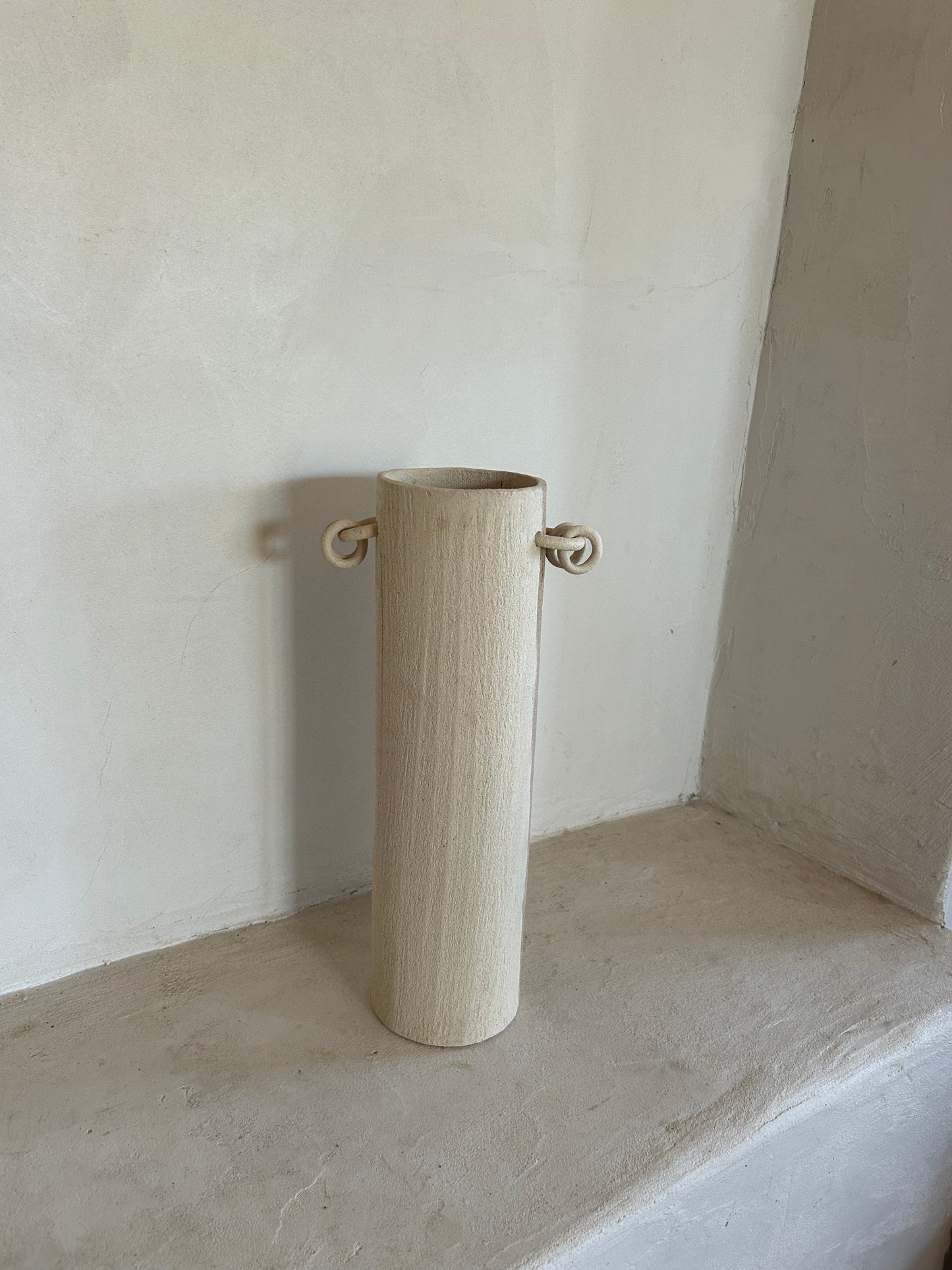 GRAND VASE BEIGE / ROUX