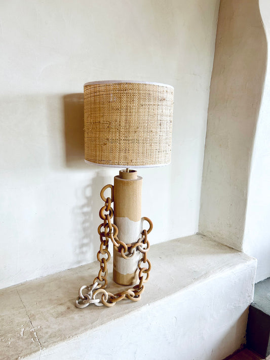 Grande lampe double chaine (Pièce unique)