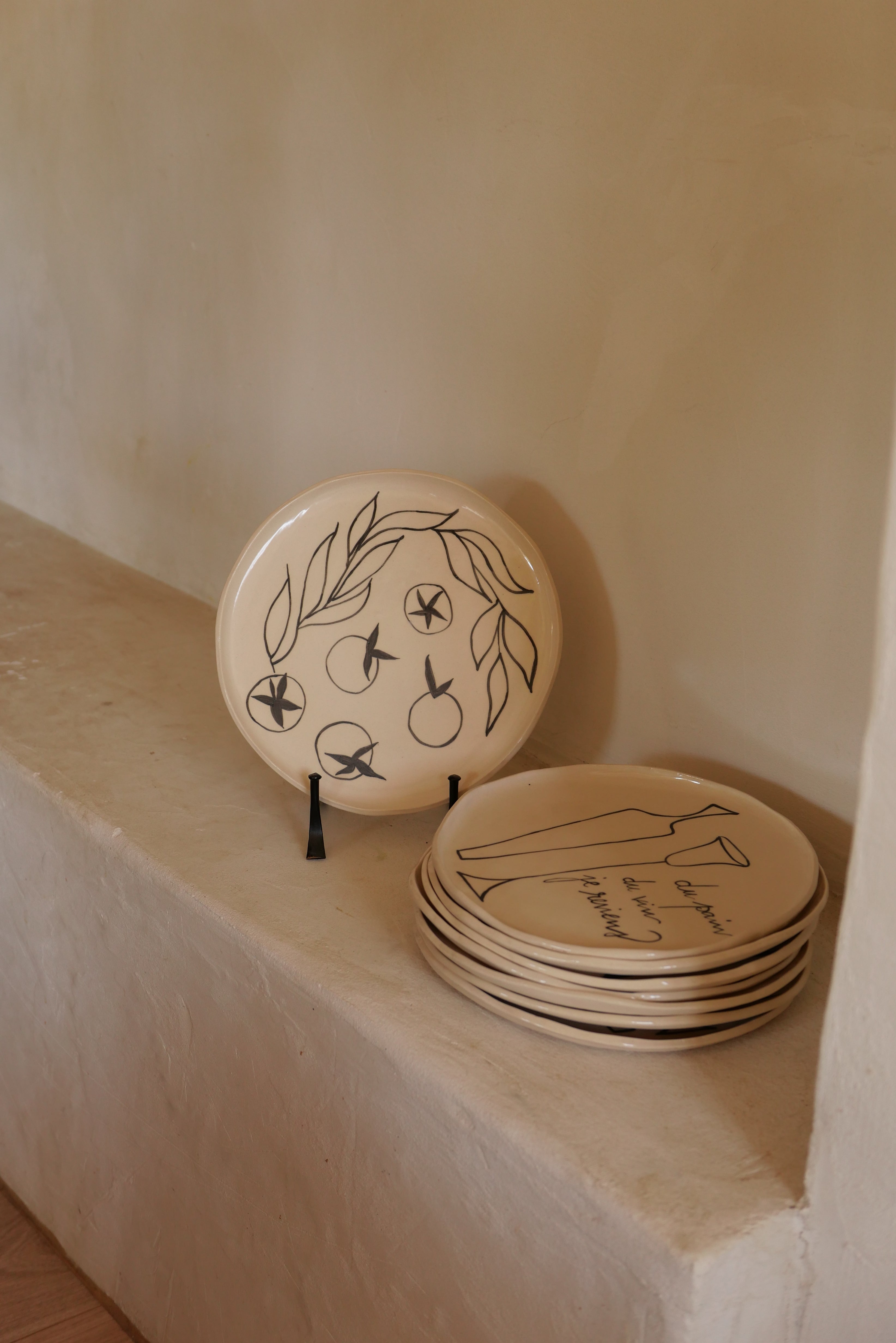 LE FESTIN - série d'assiettes "LE BANQUET"